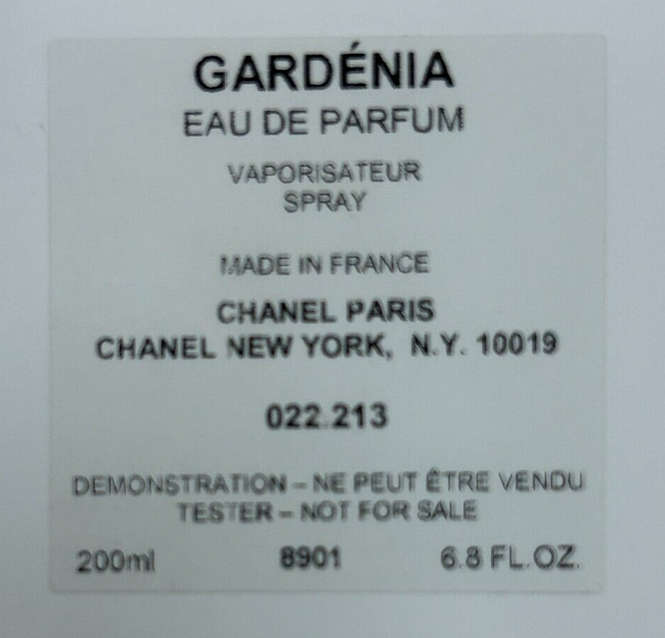 Chanel GARDENIA Unisex 200 ML, 6.8 fl.oz, As Pictured, EDP