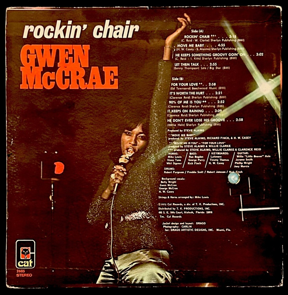 Gwen McCrae Rockin' Chair LP 1975 CAT2605 VG+ Vinyl SOUL FUNK eBay