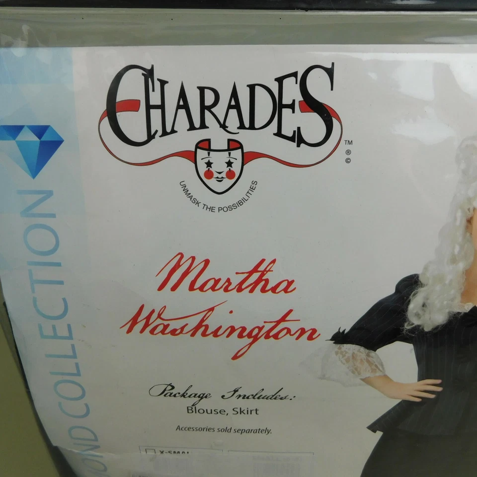 Disfraz de Halloween colonial Charades Martha Washington para niña - 8-10 mediano #4211 Foto 3 de 4