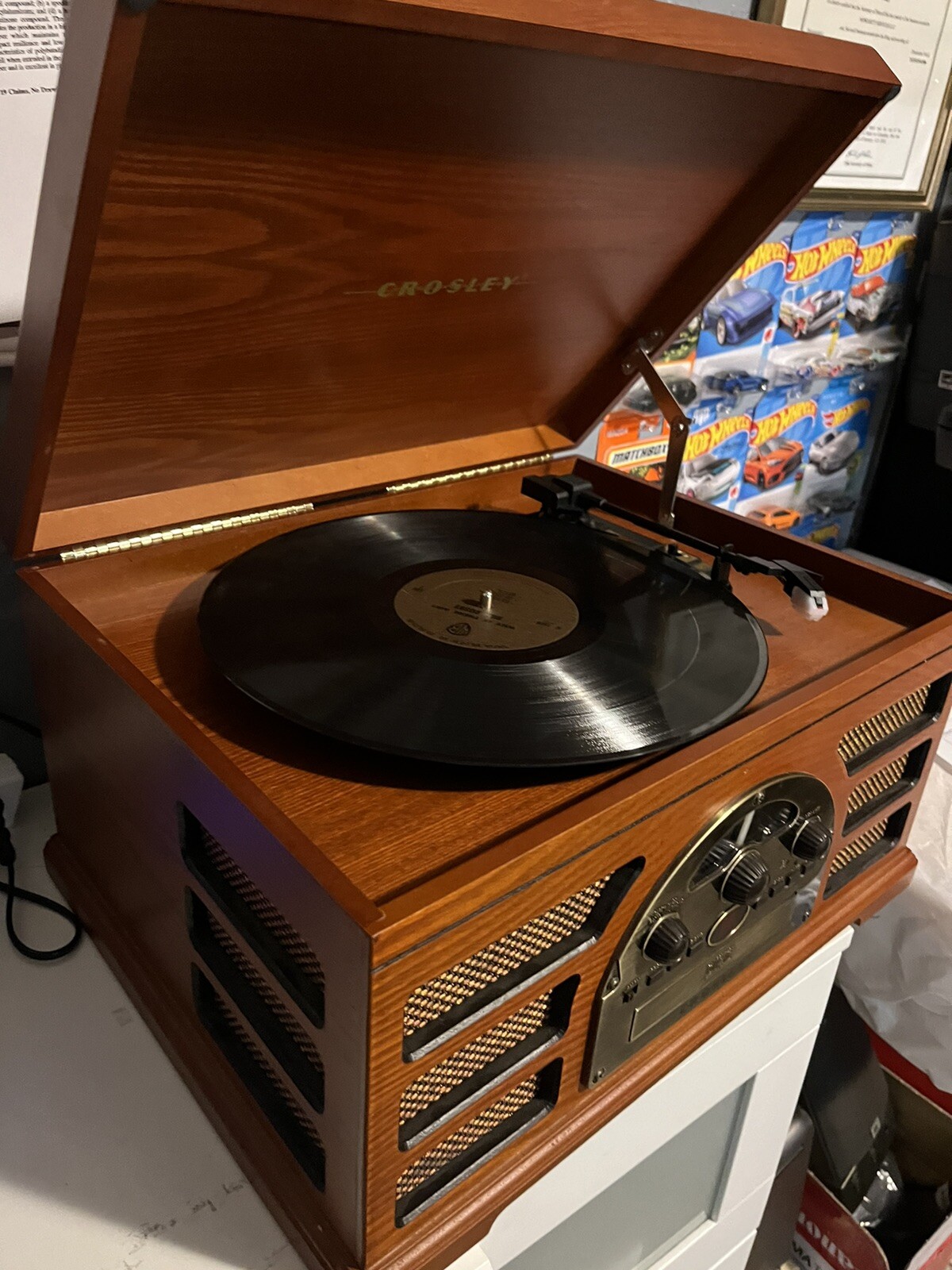 Crosley CR66 Wood Finished Retro Record Player eBay