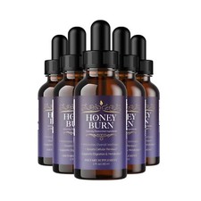 (5-Pack) Honey Burn Drops – HoneyBurn Drops Extra Strength All Natural Formula