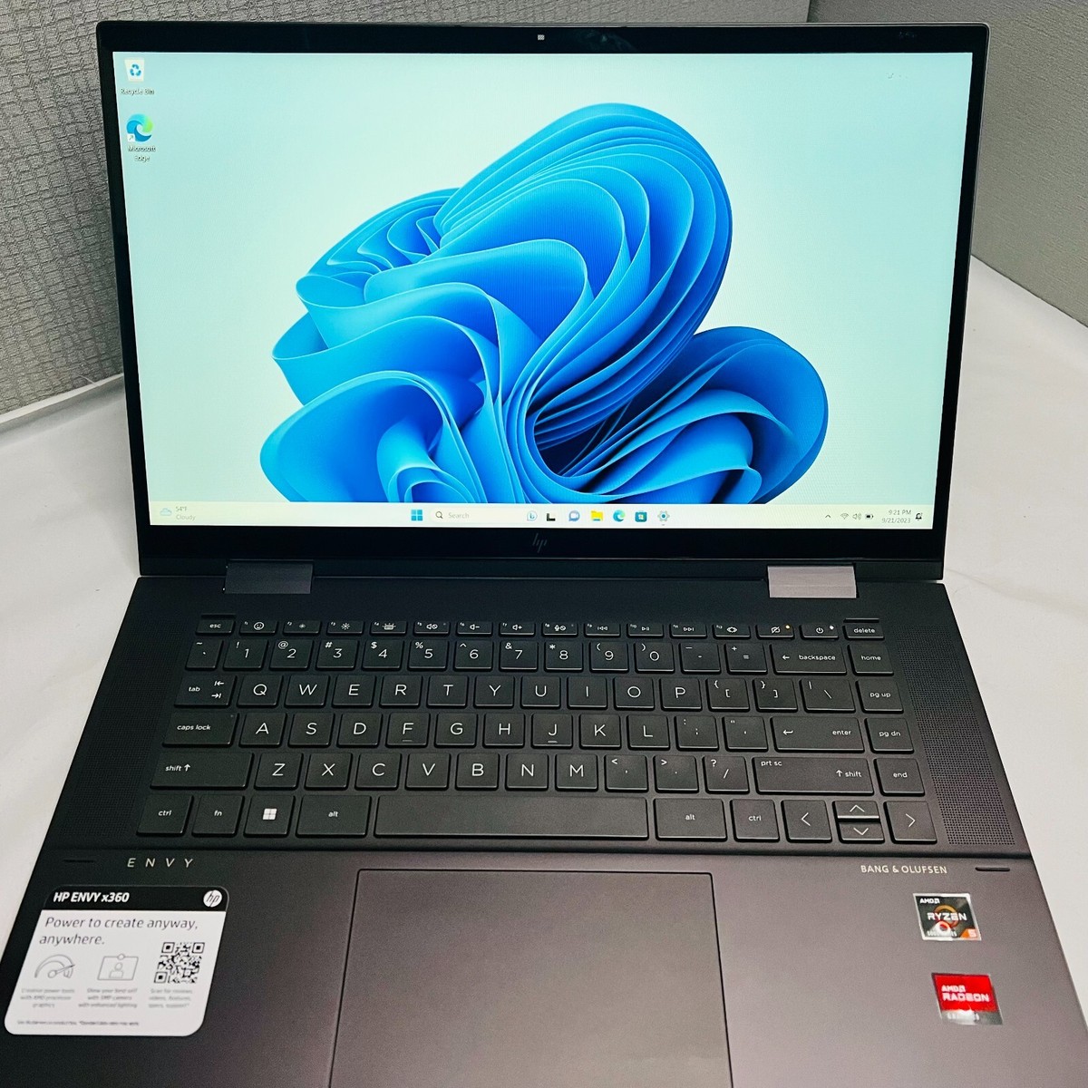 HP ENVY x360 2in1 Laptop, 15.6inTouch, Ryzen 5 5625U, 8GB