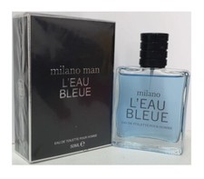 MILANO MAN L'EAU BLEUE EAU DE TOILETTE AFTERSHAVE 50ML BRAND NEW & SEALED