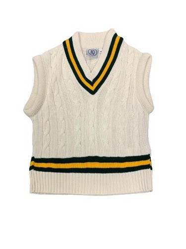 Mens Cricket Jumper V Neck Sleeveless 