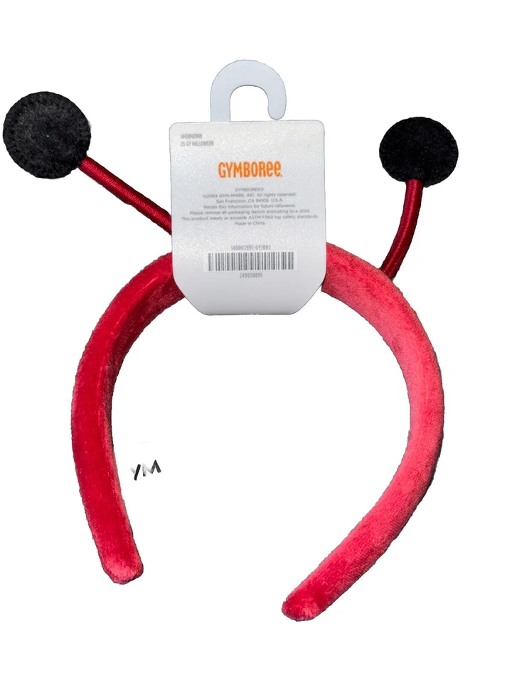 Antena de colección Gymboree Red Bug Ladybug orejas accesorios para el cabello diadema 3+ nueva Foto 4 de 4