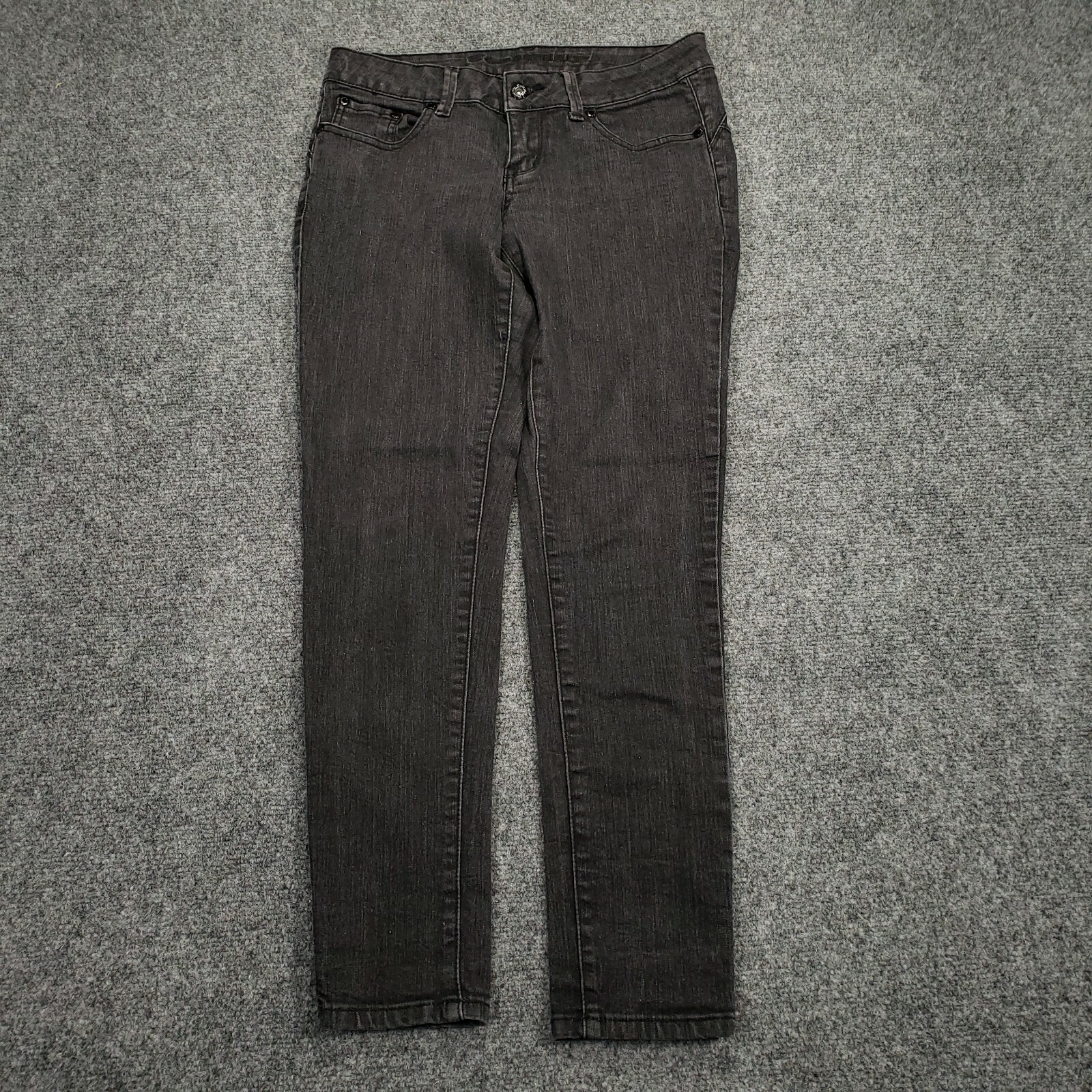 Blue Asphalt Jeans Womens 9 Short Low Rise Skinny 5Pocket Dark Wash