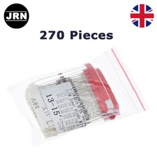 Image of 270PCS 1/2W 2.4V-33V Zener Diode Assorted Kit 0.5W Pack UK