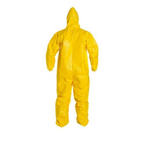 DUPONT Tychem QC127TYL5X000400 Coverall Yellow Size 5X (Lot of 5) New - Picture 2 of 3