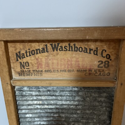 Vintage National Washboard Company #28 | eBay