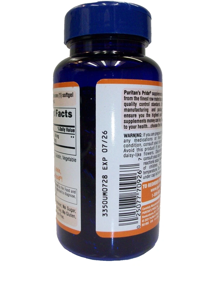 Luteína 40 mg con Zeaxantina Salud Ocular - 120 Solfgels Apoya la Salud Ocular Foto 3 de 3