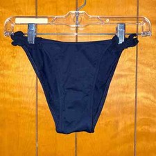 Womens black bikini bottoms sz 6 nwot