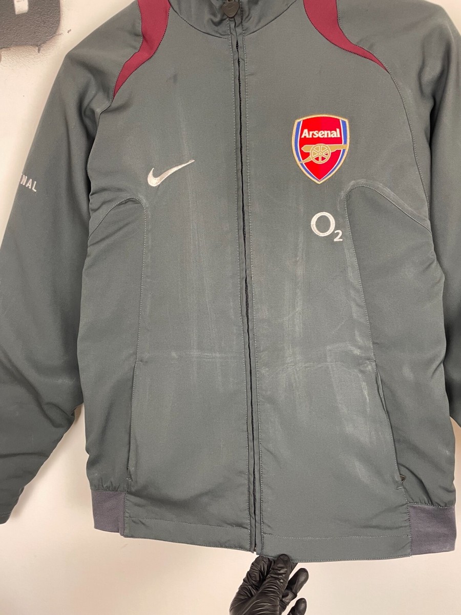 Nike Arsenal 2005-2006 Vintage Football Track Jacket Sz S | eBay