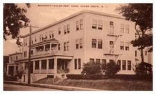 Bancroft Taylor Rest Home Ocean Grove New Jersey RPPC Postcard 