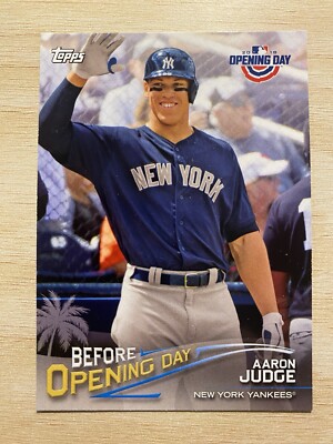 2018 Topps Opening Day #BOD-AJ Aaron Judge Before Opening Day