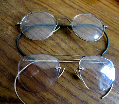 Vintage pair of eye  glasses  1 pair    1/10 12K gold filled - Bild 1 von 5