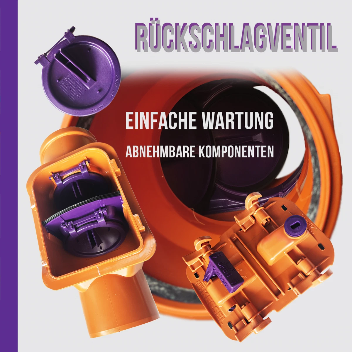 KESSEL Staufix 73150 Rückschlagventil DN 150 ANTI FLUT VENTIL 2  