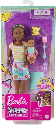 Barbie Puppen & Zubehör Brünette Skipper Puppe Baby Figur HJY31 GRP10