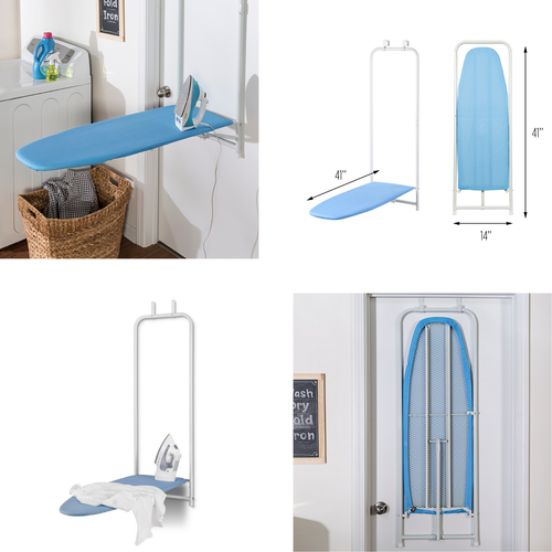Tabla De Planchar Plegable Para Colgar En La Puerta Resistente A La  Oxidación | eBay