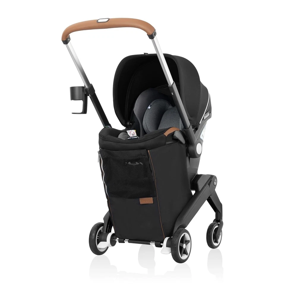 Combo de asiento de coche y cochecito infantil Shyft DualRide en gris piedra lunar nuevo Foto 2 de 4