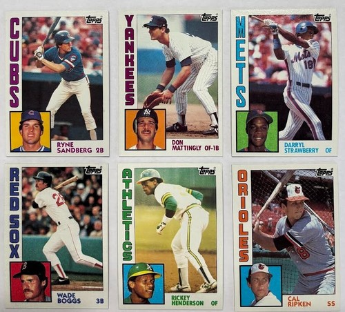 1984 TOPPS BASEBALL COMPLETE SET NM/MT TO GEM MINT CONDITION
