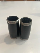 2 VINTAGE  Bb CLARINET BARRELS  REPLACEMENT PART   62 MM AND 64MM