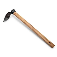 Kings County Tools Hoe Garden Tool - 16.5” Leaf-Shaped Steel Garden Hoe