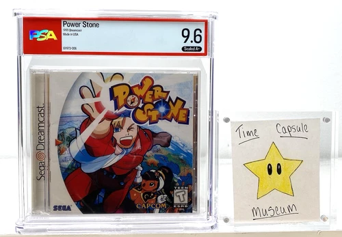 Power Stone Sega Dreamcast Brand New 1999 Factory Sealed PSA WATA Graded 9.6 A+