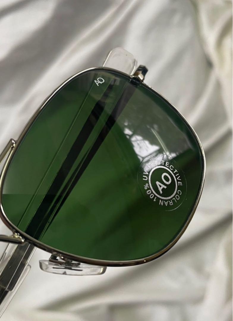 【新品】American Optical AO8054 サングラス シルバー AMERICAN OPTICAL Pilot AO8054 Silver Sunglasses 52□14-135