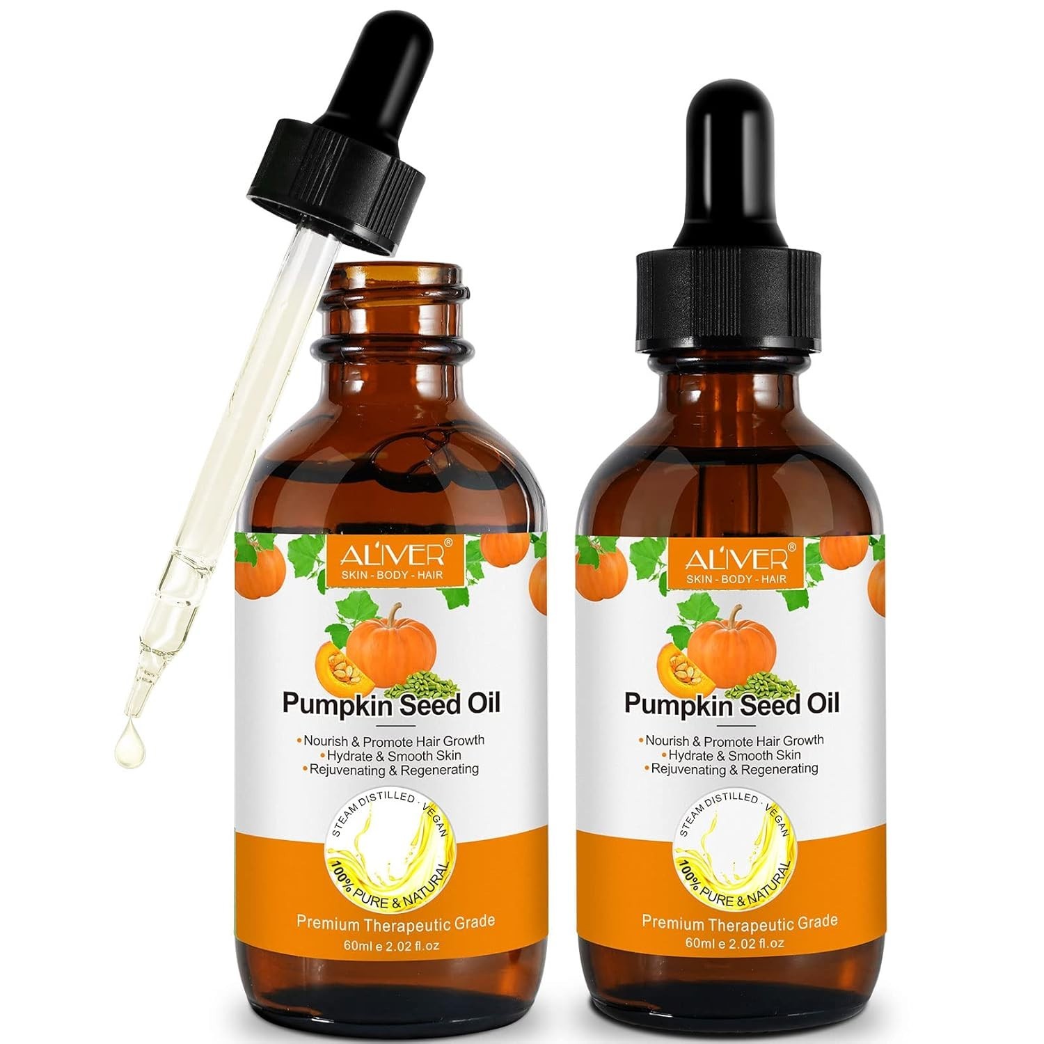 For Hair Growth 100% Pure Organic 2 Pack (60ml)