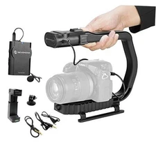  MicRig-W1 Wireless Microphone Filmmaker Kit - Video Handle Stabilizer 