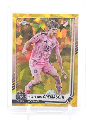 BENJAMIN CREMASCHI 2025 TOPPS CHROME MLS SAPPHIRE GOLD #90 A /50 Q4060