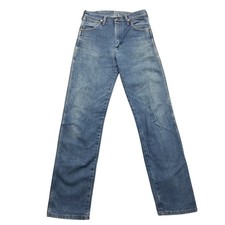Wrangler Jeans Mens 30x33 Blue Vintage Straight Leg High Rise Denim 13MWZ