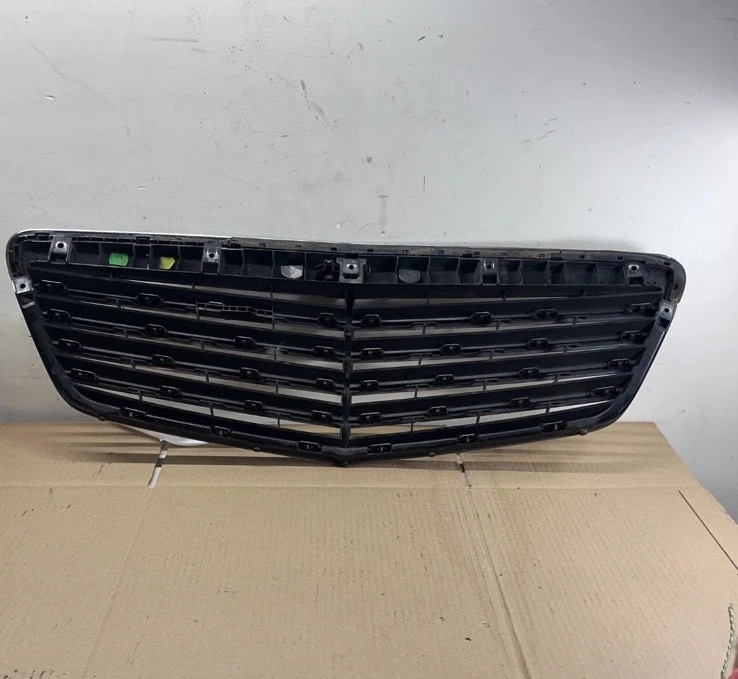 ✅ 10-13 Mercedes W221 S550 S400 Parrilla de radiador de capó delantero 2218800483 OEM Foto 4 de 4
