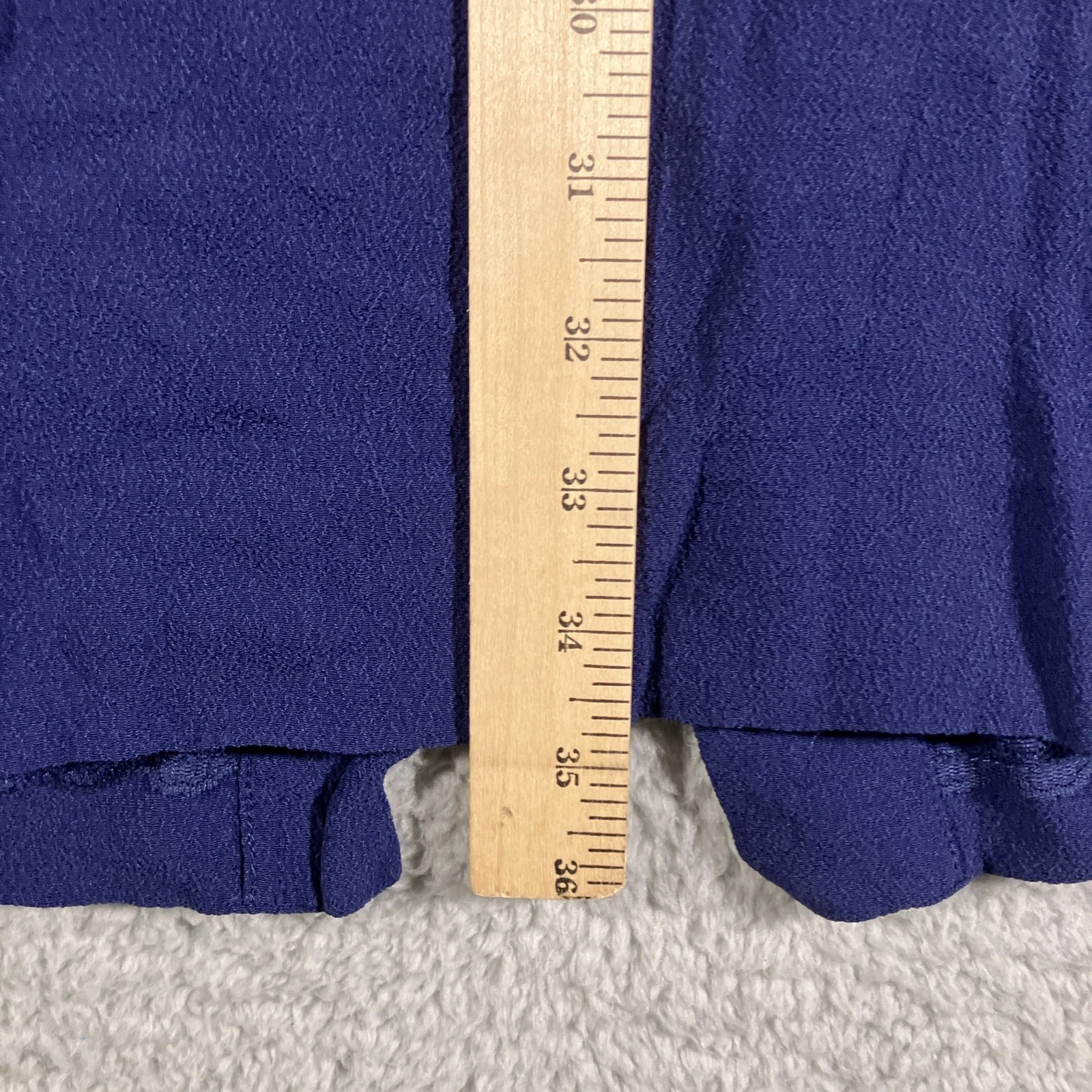 Abito Kate Spade plissettato tubino donna 4 blu minimalista bohemien normcore chic