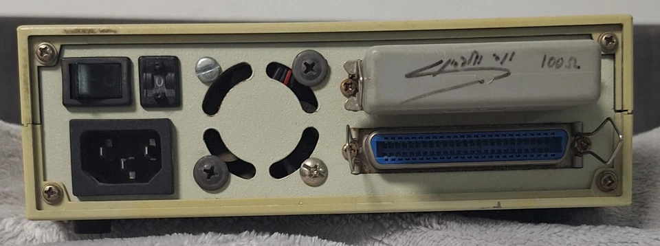 Vintage IBM External SCSI Hard Drive Enclosure with 1080MB HDD + Active Terminat - Image 3 of 4