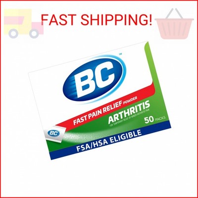 BC Pain Relief Powder, Arthritis Pain, 50 ct (Pack of 1)