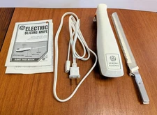 GE General Electric D4EK15 Kitchen Electric Slicing Knife White/beige - works