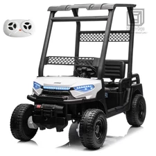 24V 7AH Golf Cart Kids Ride On Car, 2 Seater UTV Electric Truck, Remote Control