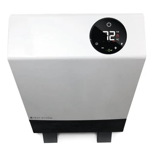 Heat Storm Wave 1000W Indoor Infrared Wall Heater with Remote and Safety Feat... - Image 2 of 4