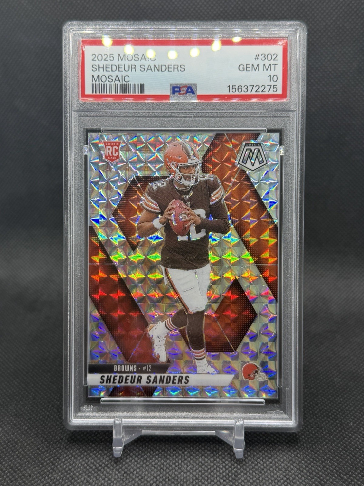 Shedeur Sanders Panini Mosaic #302 Mosaic
