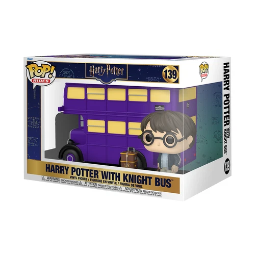 *IN HAND* Funko Pop! MOVIES HARRY POTTER Harry with Knight Bus #139 [Deluxe]