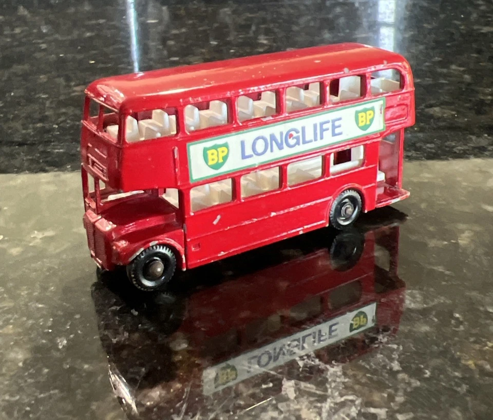 Autobús Matchbox Lesney #5 Longlife BP Routemaster 1966 casi como nuevo Foto 2 de 4