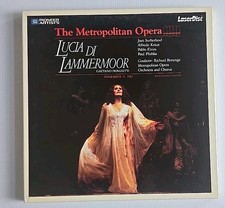 Laserdisc Box Set The Metropolitan Opera    Donizetti: Lucia Di Lammermoor