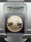 1990-S Proof Silver American Eagle ICG PR70 DCAM BLACK CORE