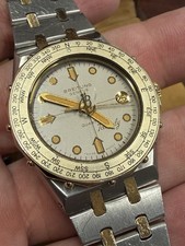 Full Set Breitling Eric Tabarly Quartz 35mm Two-Tone Steel Vintage Men's Watch 3