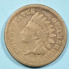 1862 Copper Nickel C/N Indian Head Cent Penny ~ G/VG VERY GOOD ~ US Type Coin