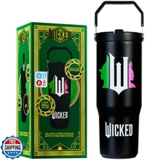 Get Trend Wicked Tumbler with Straw 30oz Kids Teens Insulated Cup with Lid Ha