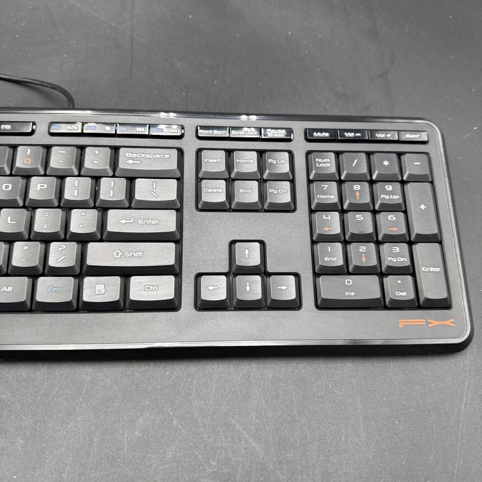 Gateway KB-0817 Desktop Keyboard Vintage, US English, PS/2 Wired, Black - Image 4 of 4