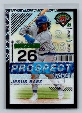 2024 Panini Prospect Edition Jesus Baez Black Velocity Holo #34/39 #104