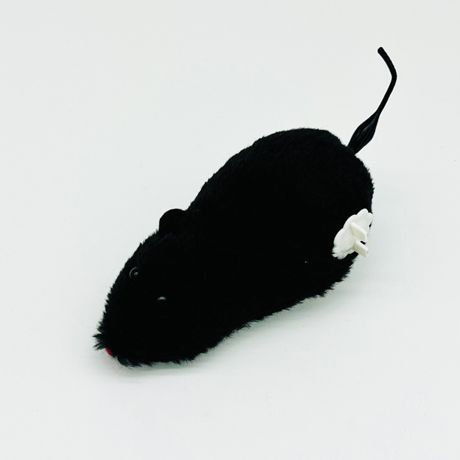 1Pc Funny Lifelike Plush Mouse Running Rat Toy for Cats Dogs